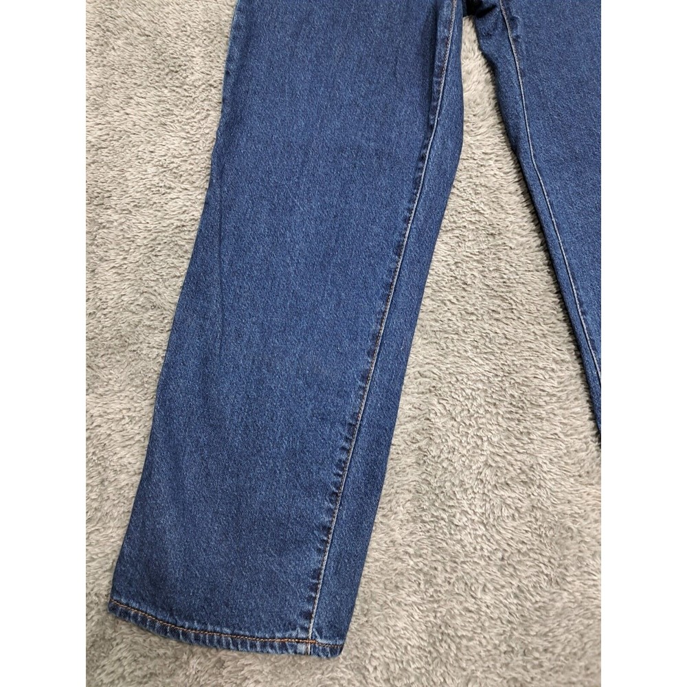 !IT Marty Jeans Womens Sz 8 High Rise Straight Leg Ankle Denim Blue Stretch - Picture 3 of 15